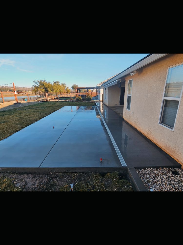 Concrete for Austin LoBue Construction in Cottonwood, CA