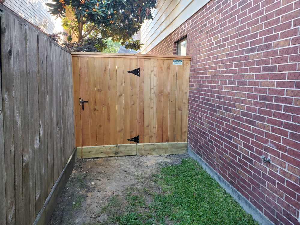 Mr. B and Mr. Karveri Project for EB Privacy Fences & Remodel LLC in Katy, TX