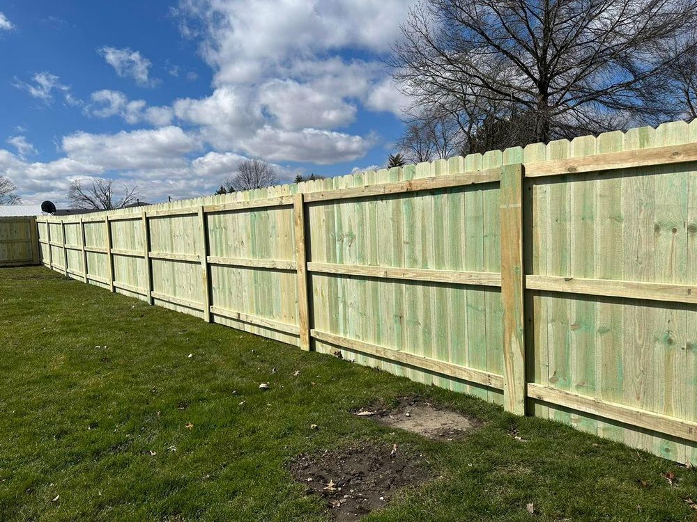 Fence Installation for Illinois Fence & outdoor co. in Kewanee, Illinois