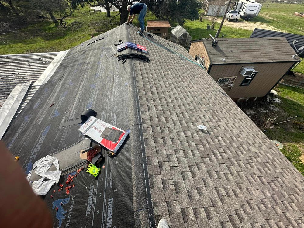 Our roofing repairs service provides expert solutions for fixing leaks, damage, and wear on your roof. Trust us to restore the integrity of your home's protection with high-quality repairs. for H6 Roofing & Seamless Gutters in Weimar, TX