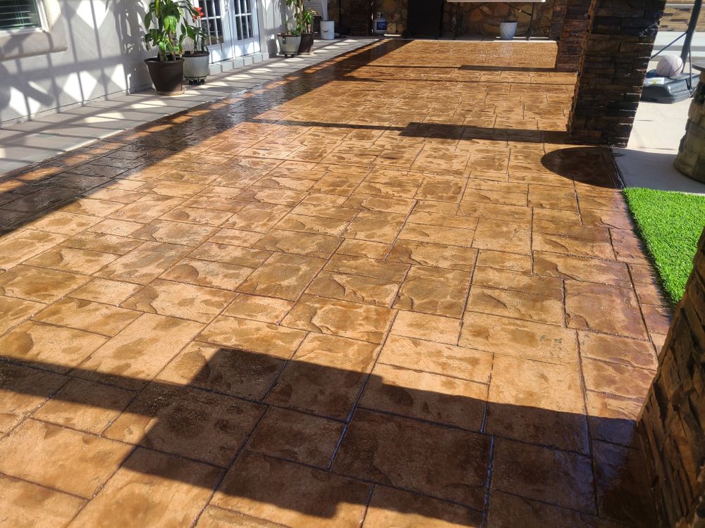 Residential Concrete Shine for ADM Landscaping & Irrigation LLC in El Paso,  TX