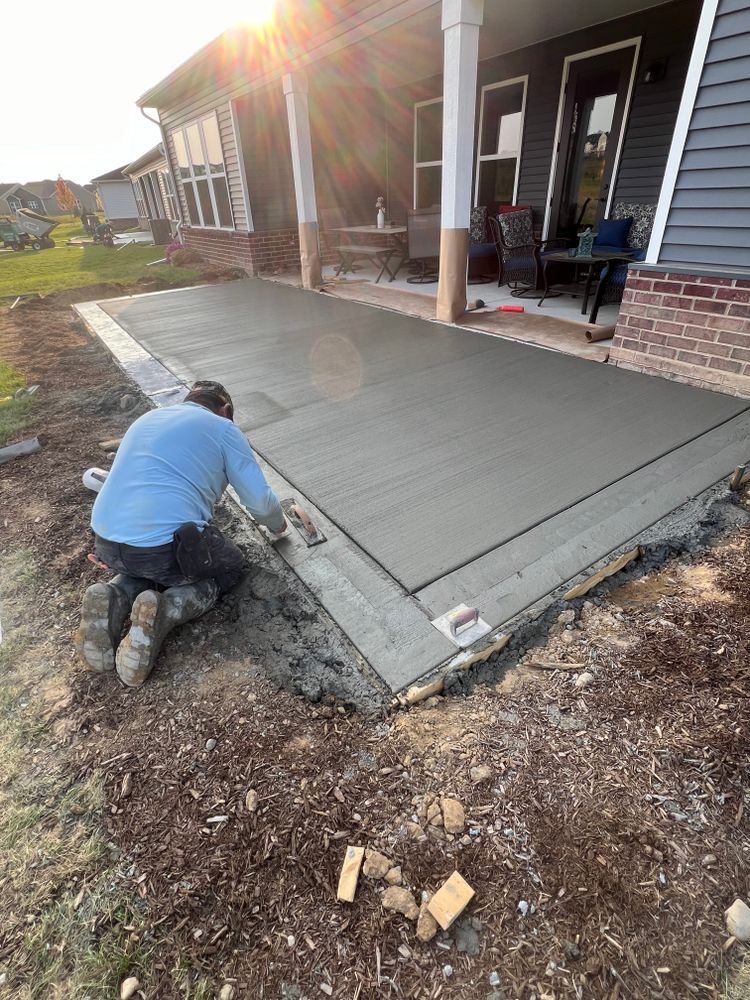 Patios for Ibarra Concrete Services LLC in Detroit, MI