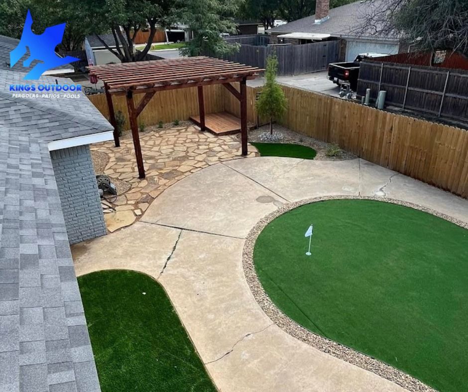 Custom Pool Construction for Kings Outdoor in Amarillo, TX