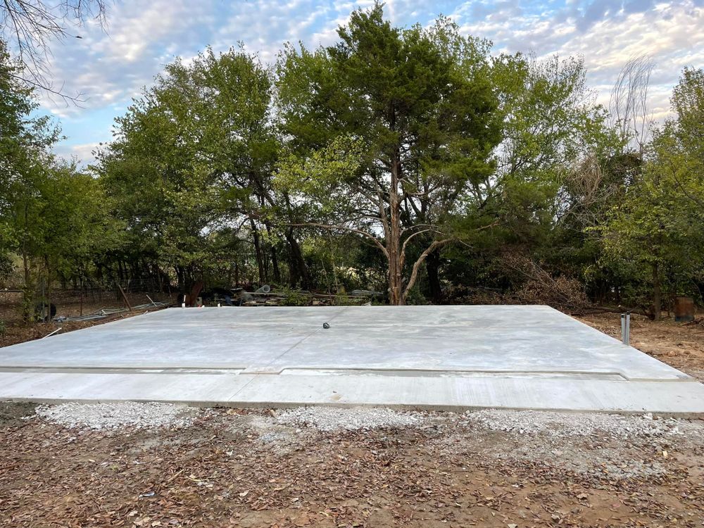 Our concrete slab construction service provides durable and expertly crafted bases for homes, ensuring a solid foundation that enhances structural integrity and longevity, tailored to meet your specific residential needs. for Aguayo Concrete in Waxahachie, TX