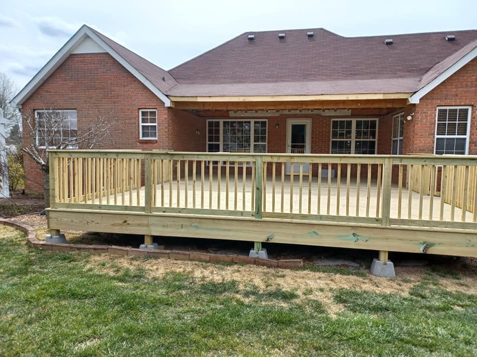 Transform your outdoor living space with our expert Deck & Patio Installation service. Our skilled team will create a beautiful and functional area for relaxing, entertaining, and enjoying the great outdoors. for SILVA construction in Nashville,  TN