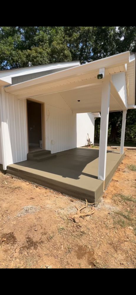 Enhance your home's elegance with our custom stair design and installation service, offering durable, beautifully crafted concrete stairs tailored to suit any style, ensuring safety and enhancing architectural appeal. for Ramsey Concrete Construction in Covington, TN