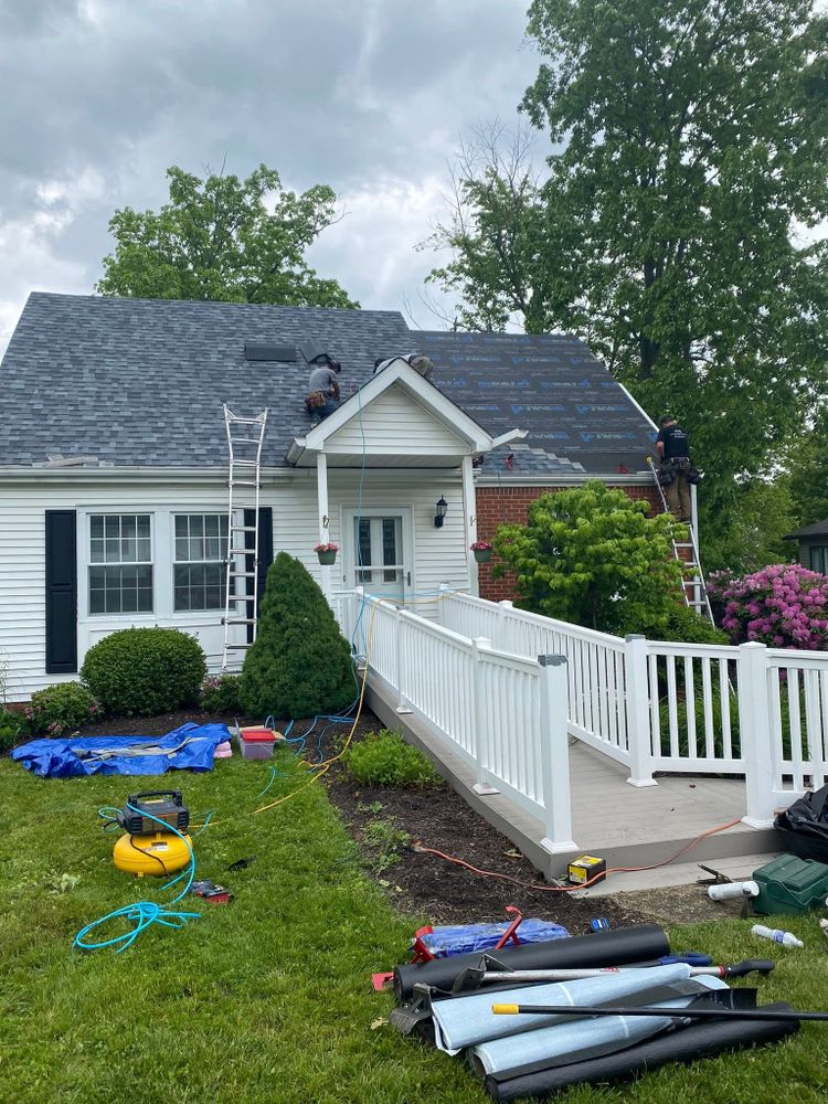 Enhance your outdoor living with our expert deck and patio installation, providing customized designs, quality craftsmanship, and durable materials to create functional and beautiful spaces for relaxation or entertaining guests. for Elevated Home Exteriors LLC. in Butler, PA