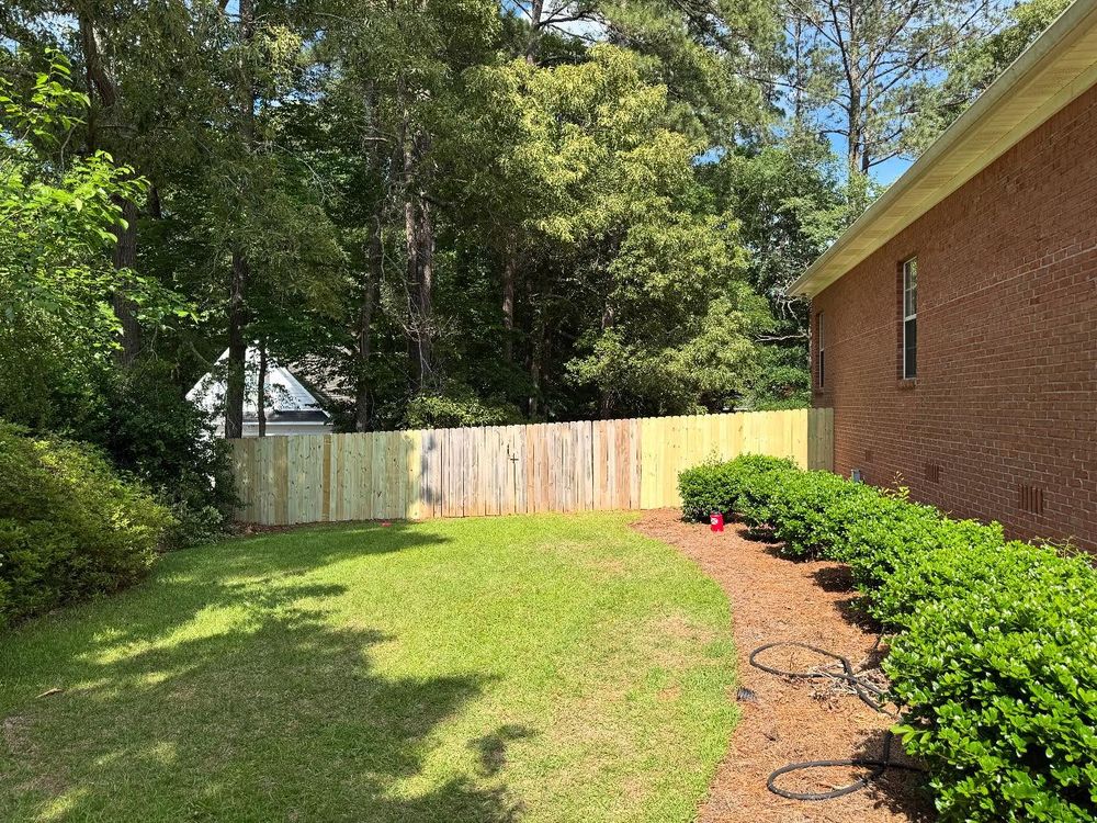 Enhance your home's security and aesthetics with our expert fencing services. Our skilled handyman team also offers professional flooring services to ensure every aspect of your home is beautifully maintained. for Camalett Services in Perry, GA