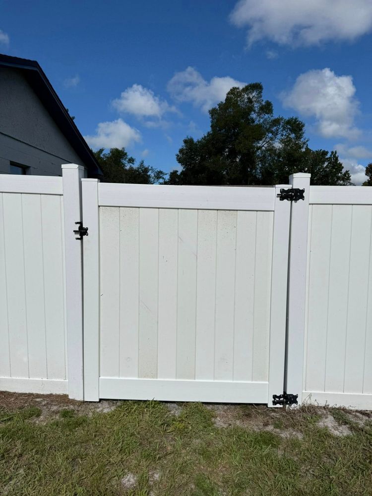 Our Fencing service ensures durability and style for your outdoor spaces, complementing our comprehensive flooring services that enhance the beauty and functionality of your home's interiors. for Call Cody LLC in Lake Mary, FL
