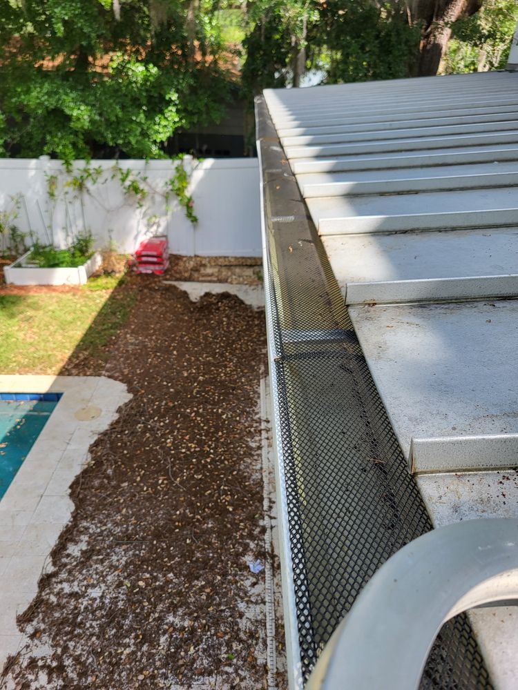 GUTTER CLEANING for Sam's French Drains and Landscape in Orlando, Florida