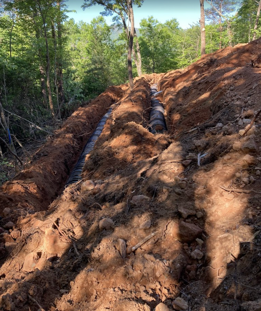 Grading for Gibson Grade Works in Towns County, GA