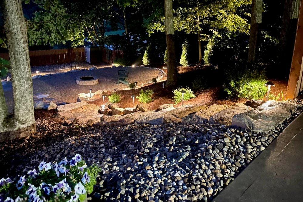 Landscape Lighting for Resnik Landscaping Services in New Kensington, PA