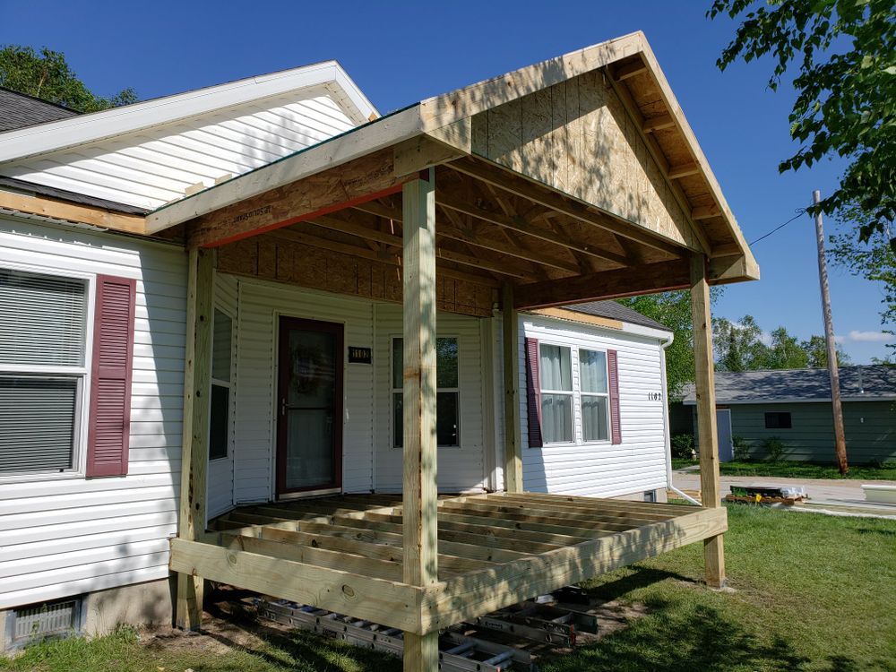 Transform your living space with our expert carpentry services. From custom cabinetry to intricate woodwork, we deliver craftsmanship and precision, enhancing the beauty and functionality of your home seamlessly. for Kearns Construction in Cadillac, MI