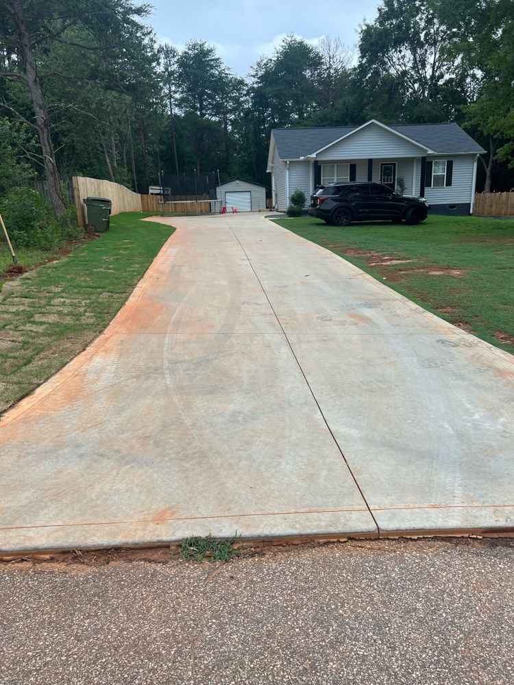 Concrete cleaning for JB Applewhite's Pressure Washing in Anderson, SC