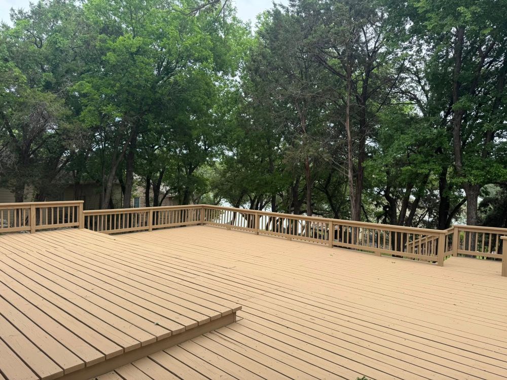 Transform your outdoor space with our custom deck services, offering expert design and construction to create a durable, stylish retreat that enhances your home's beauty and functionality for years to come. for Snodgrass Painting and Remodeling Inc. in Granbury, TX