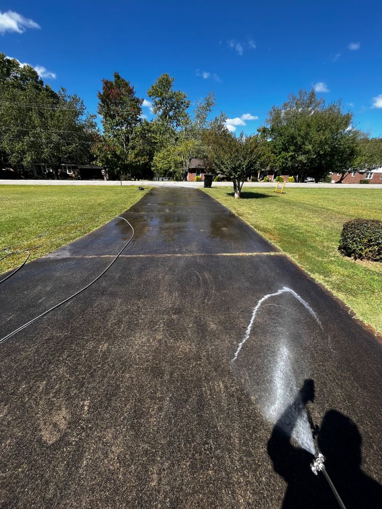 Concrete cleaning for JB Applewhite's Pressure Washing in Anderson, SC