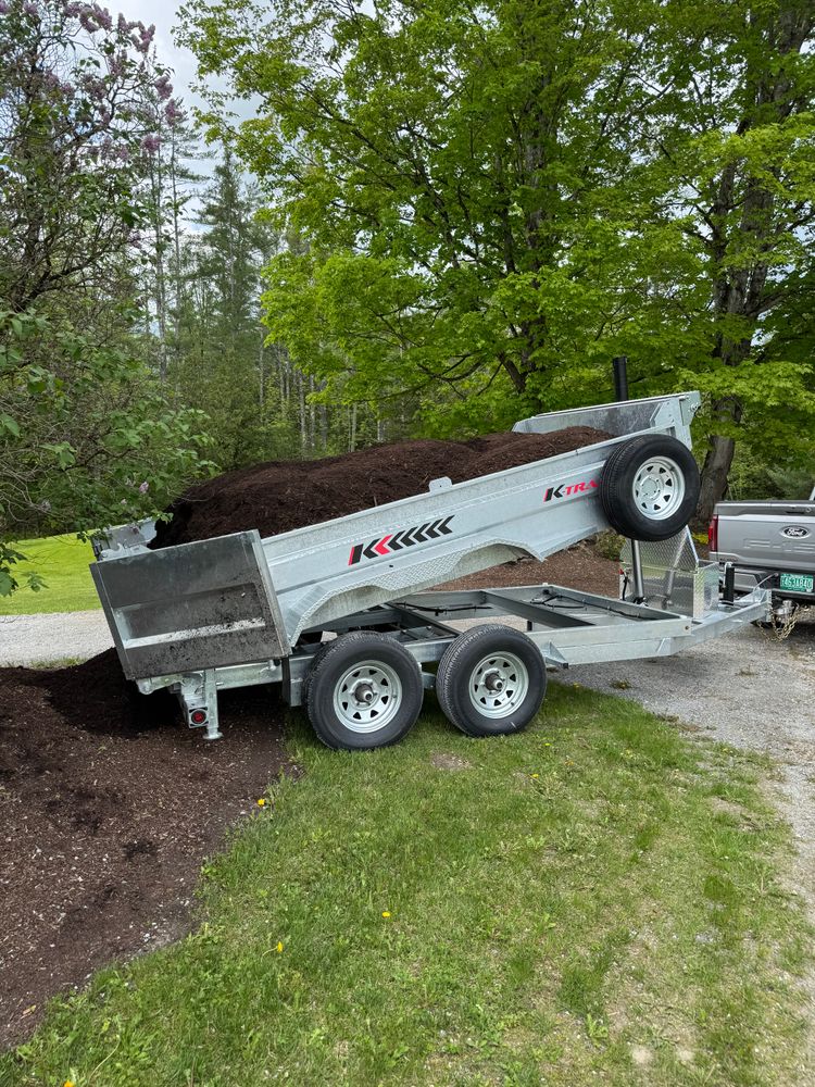 Our Aggregate Delivery service ensures prompt and reliable delivery of high-quality materials, directly to your site, assisting in streamlined landscaping or construction projects for homeowners seeking convenience and efficiency. for Jack Of All Blades in Windsor County, VT