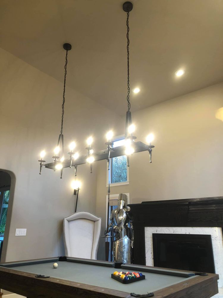 Lighting Installs for Jessi Phillips Electric in Ben Lomond, CA