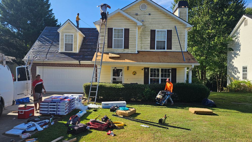 Gutter Installation for All In One Exterior and Construction in Alpharetta, GA