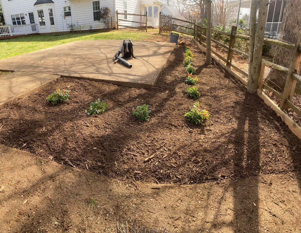 Our Fall Clean Up service ensures a pristine yard by removing leaves, trimming plants, and preparing your landscape for winter. Enjoy a tidy outdoor space and enhance your home's curb appeal effortlessly. for Valencia’s Lawncare in Charlottesville, VA