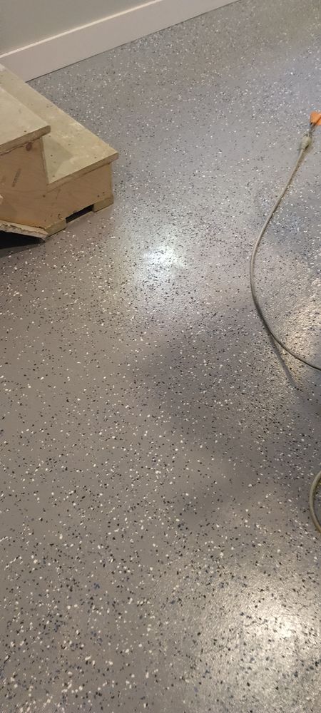 Epoxy floors and countertops for J2 Construction in Red Lodge, MT