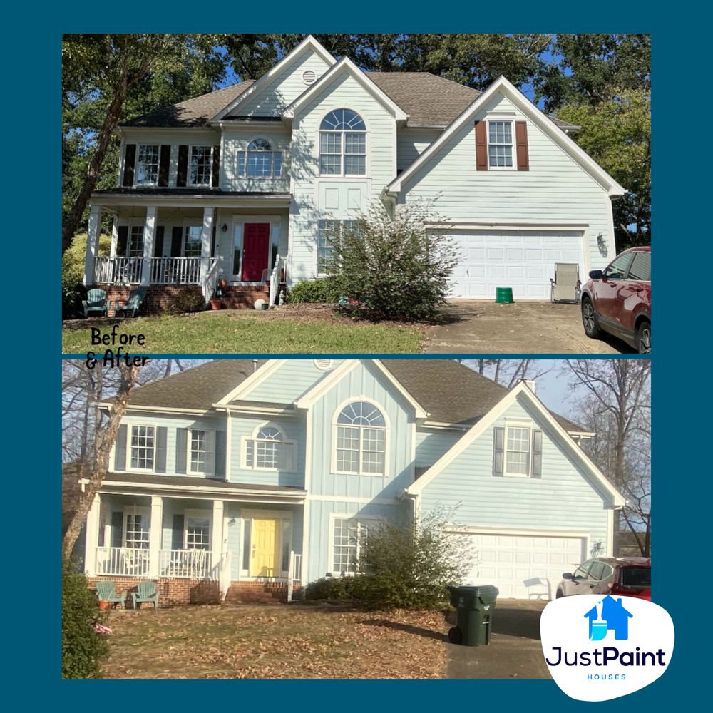 Exterior Makeovers for Just Paint Houses in Youngsville, NC