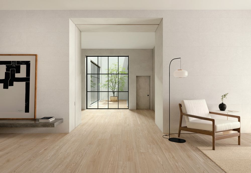 Woodlook porcelain tile  for JA Design Studio LLC in Anaheim, CA