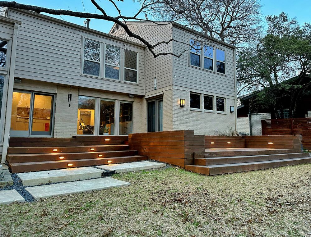 Our deck installation service delivers durable, attractive outdoor spaces tailored to your home, with expert craftsmanship, clear communication, and honest guidance on deck installation cost from start to finish. for Walker Custom Exteriors in Dallas, TX