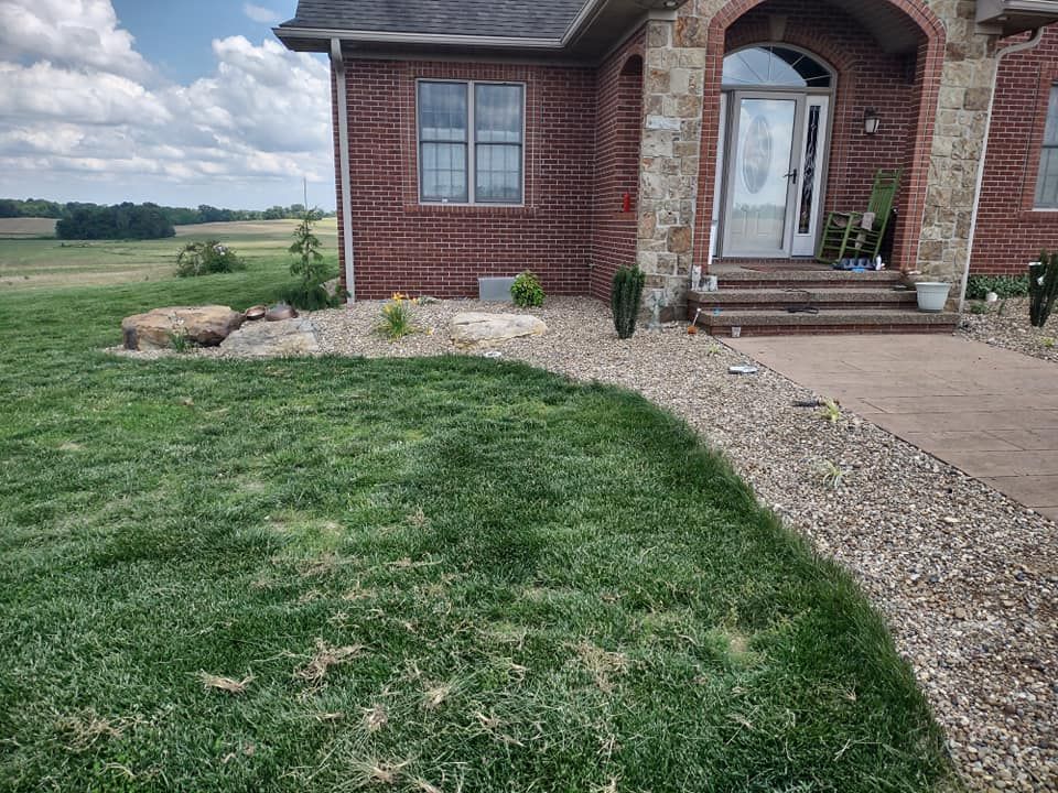 Transform your outdoor space with our professional landscaping installation service, featuring expert mulch installation for a beautiful and low-maintenance garden. Enhance curb appeal and create a welcoming environment for your home. for J&S Mowing & More in Huntingburg, IN