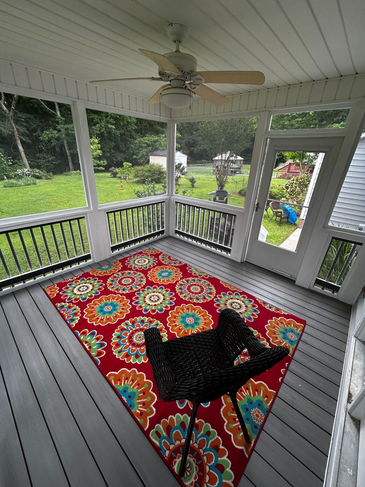 Deck Installs for Crown Roofing & Remodeling in Wake Forest, NC