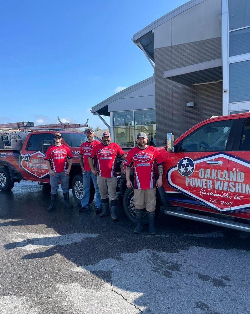 House and Roof Softwash for Oakland Power Washing in Clarksville, TN