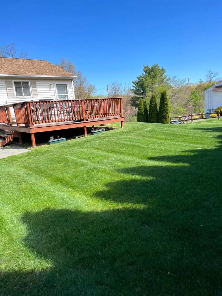 Mowing for GH Lawn Services in West Warwick, RI
