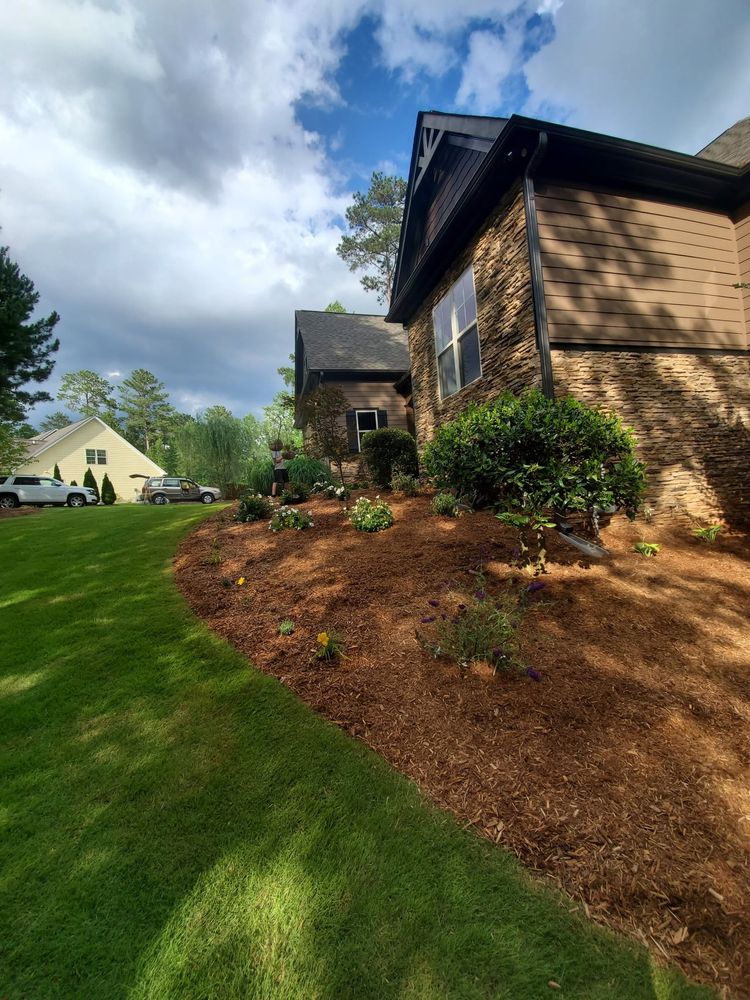 Mulch Installation for Zambrana Landscaping in Cobb County, GA