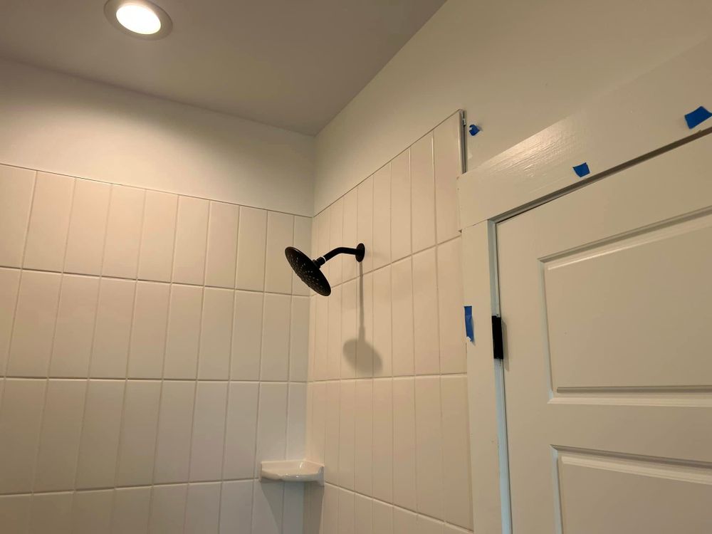 Tiling for Novo Tile Co. in Lillington, NC