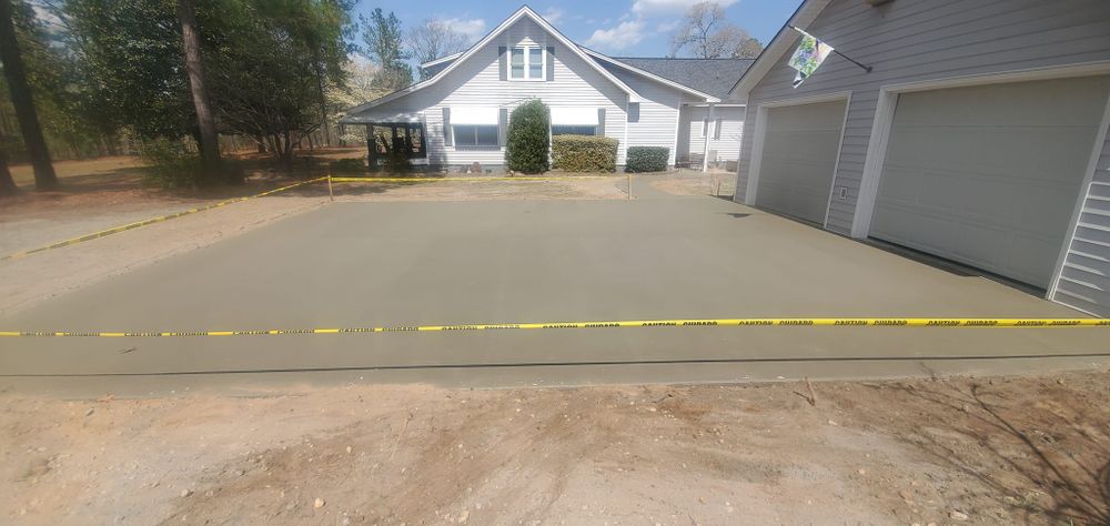 New Concrete for Herrera's Concrete & Pressure Washing Services in Fayetteville, NC