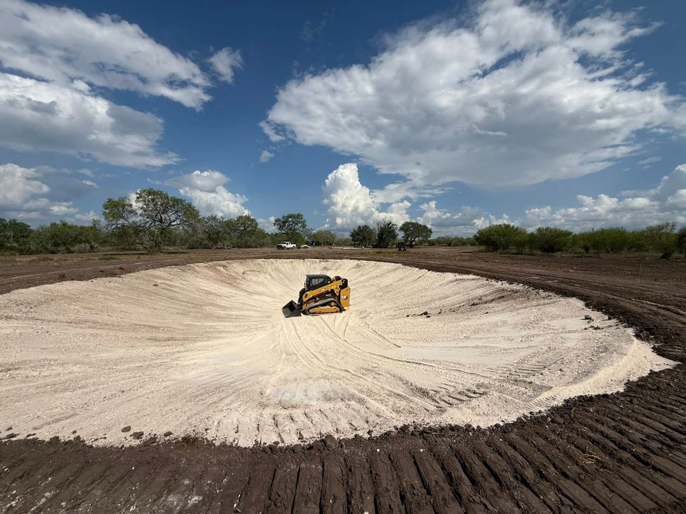 Our Site Work service ensures your property is expertly prepared and graded, providing a solid foundation for construction projects while enhancing drainage and erosion control to protect your investment. for Strause Land Improvement & Construction in George West, TX