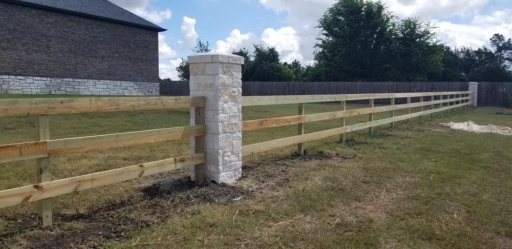 Masonry Work for Pride Of Texas Fence Company in Brookshire, TX