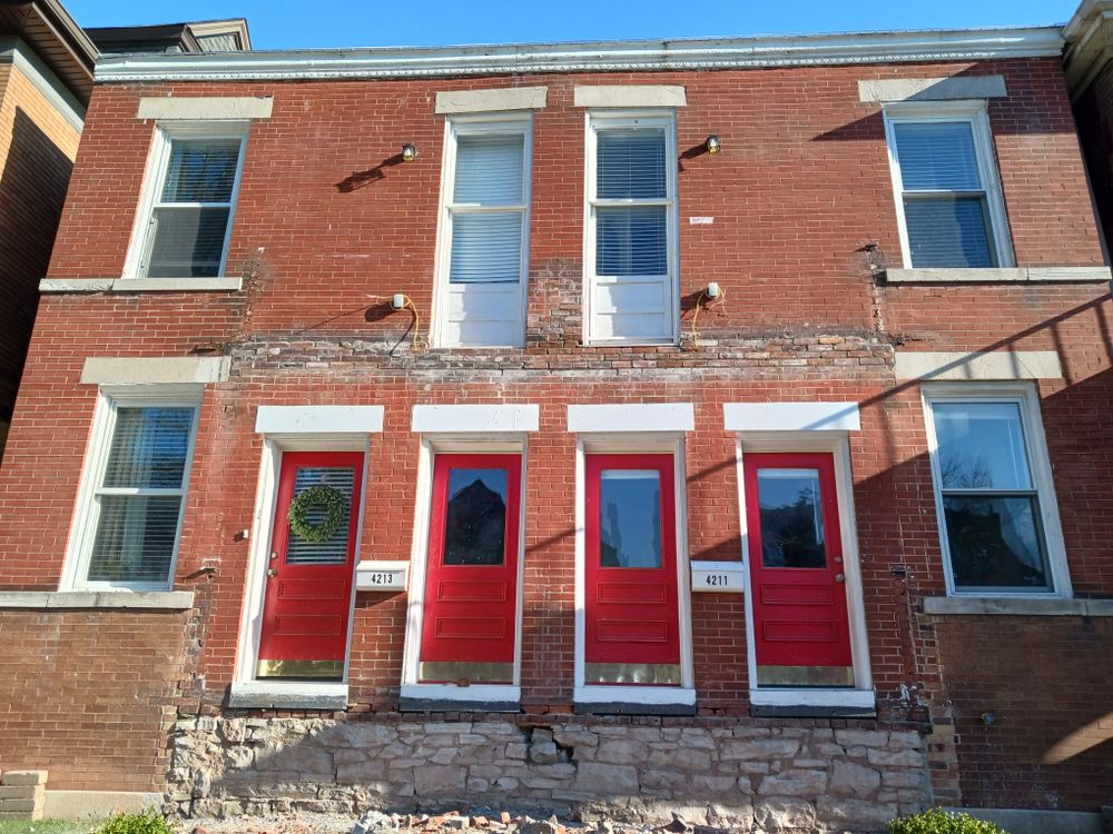 Historic porch build for Ins & Outs Home Repair, LLC in Madison County, IL