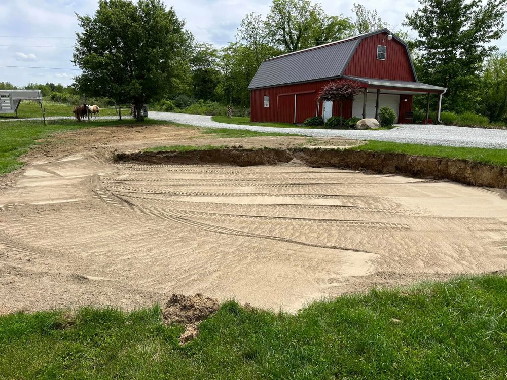 Excavating for KW Earthworks in Connersville, IN