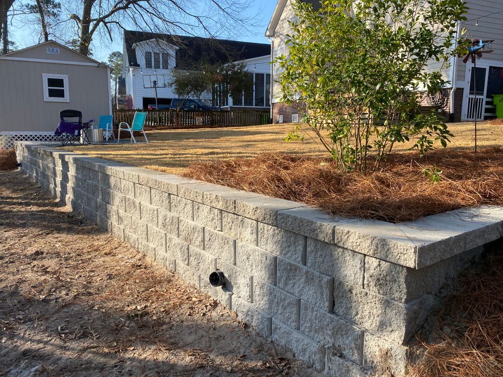 Hardscaping for Djosey Landscapes in Wilmington, NC