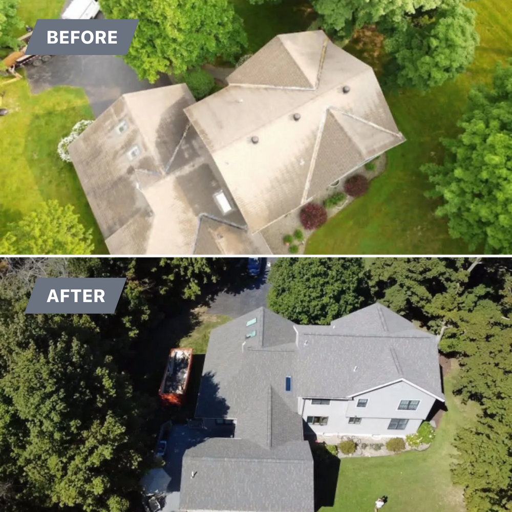 Before and after for RFK Contracting in Wolcott, NY