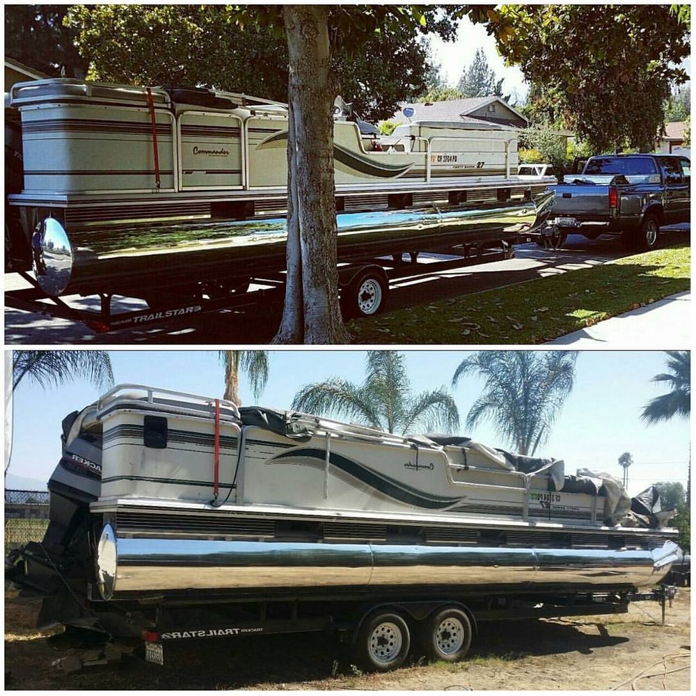 Enhance your pontoon's aesthetic and longevity with our expert polishing service. Our skilled technicians meticulously restore shine, protect surfaces, and ensure your boat looks pristine for every adventure on the water. for Gold Standard Finishing in Lake Havasu, CA
