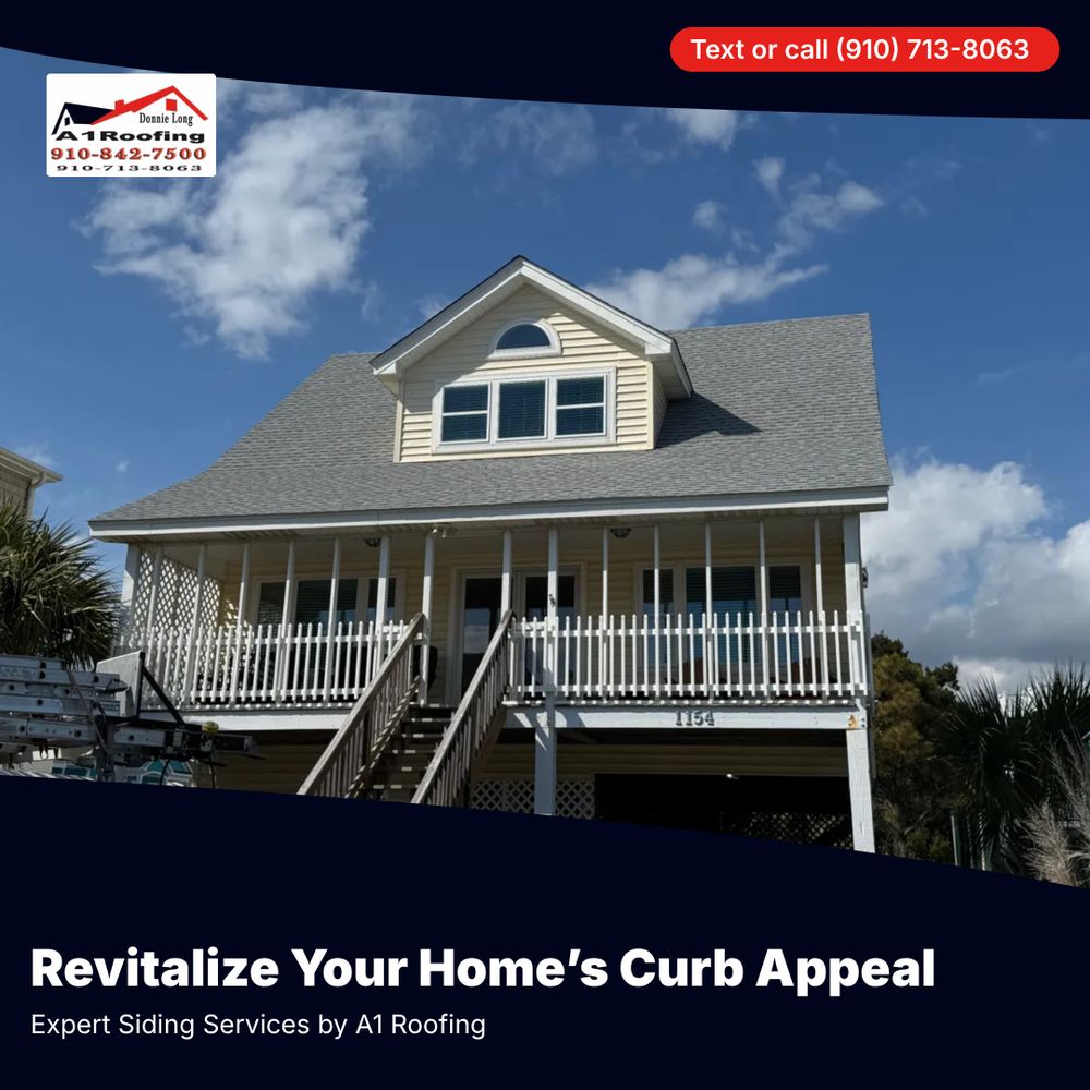 Roofing Installation for A1 Roofing in Brunswick County, NC