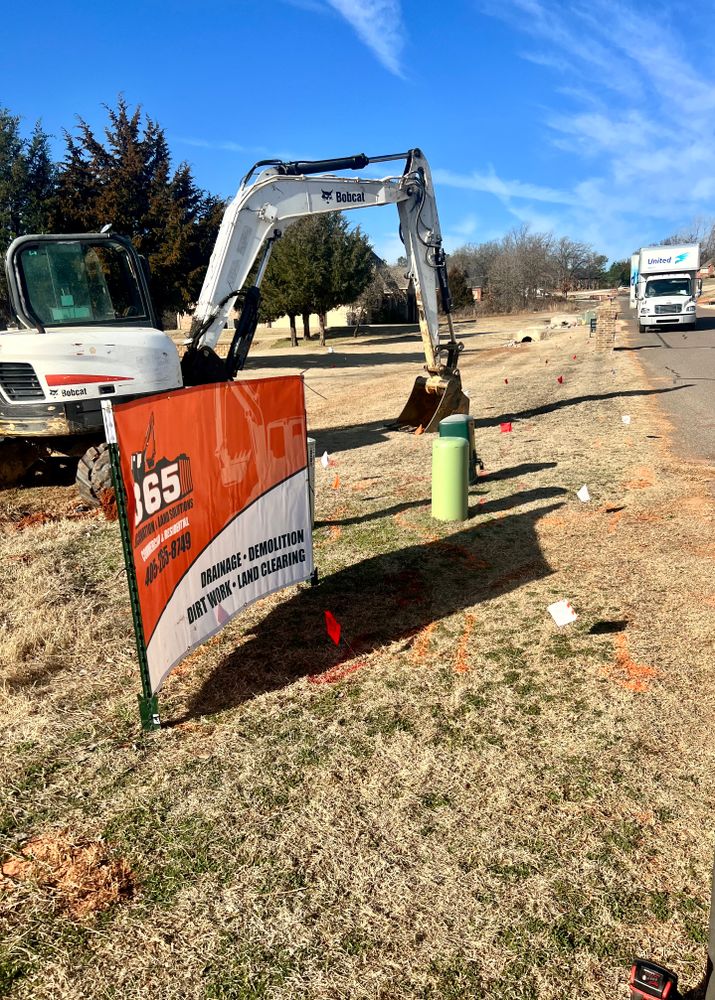 Grading & Excavation for 365 Excavation & Land Solutions in Oklahoma City, OK