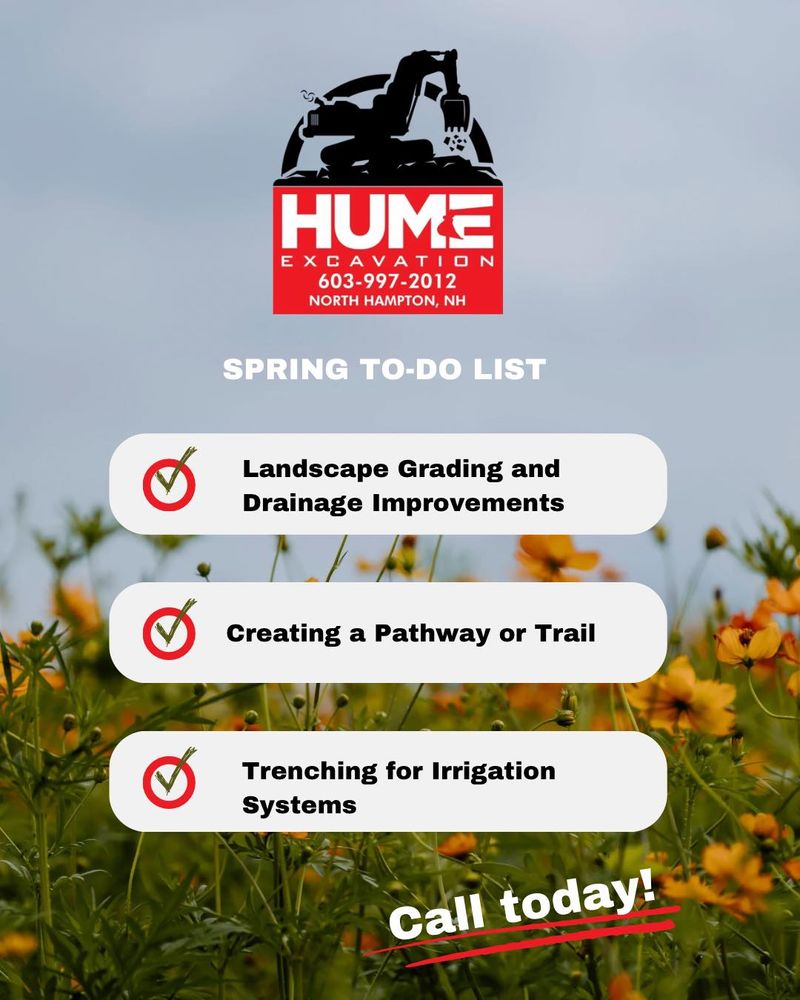 Septic System Installation for Hume Excavation in North Hampton, NH