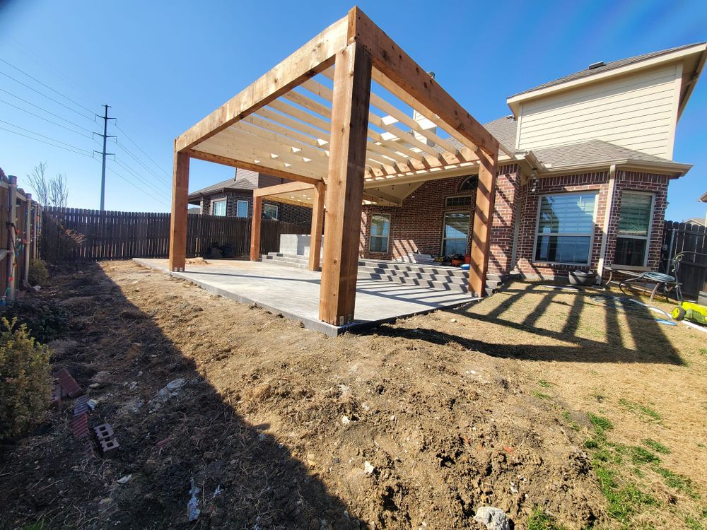 Our innovative pergolas service offers a blend of functionality and aesthetics, providing homeowners with the perfect outdoor space to relax and entertain while enhancing the overall beauty of their property. for DJS Remodeling in Crandall, TX