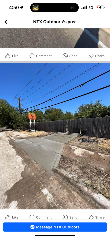 All Photos for NTX Outdoors Concrete and Excavation LLC in Venus, TX