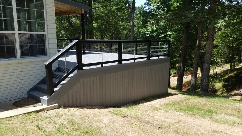 Enhance your outdoor living space with our expert deck and patio construction services, offering customized designs and superior craftsmanship to create the perfect oasis for relaxation and entertainment in your home. for NWA Custom Decks & Builds in Bentonville, AR