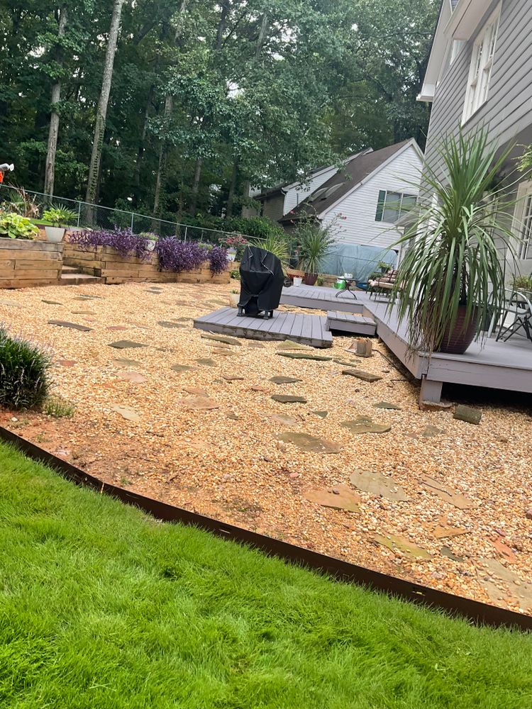 Fall Clean Up for Two Brothers Landscaping in Atlanta, Georgia