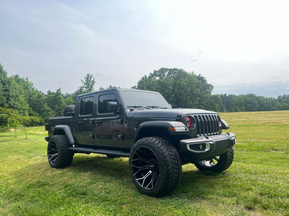 Lift/ suspension lift  for Tragedy Lighting in Oxford, NC